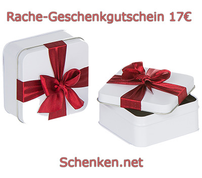 Geschenk-Gutschein Rache